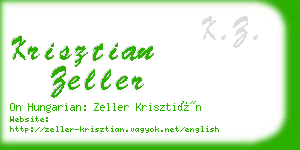 krisztian zeller business card